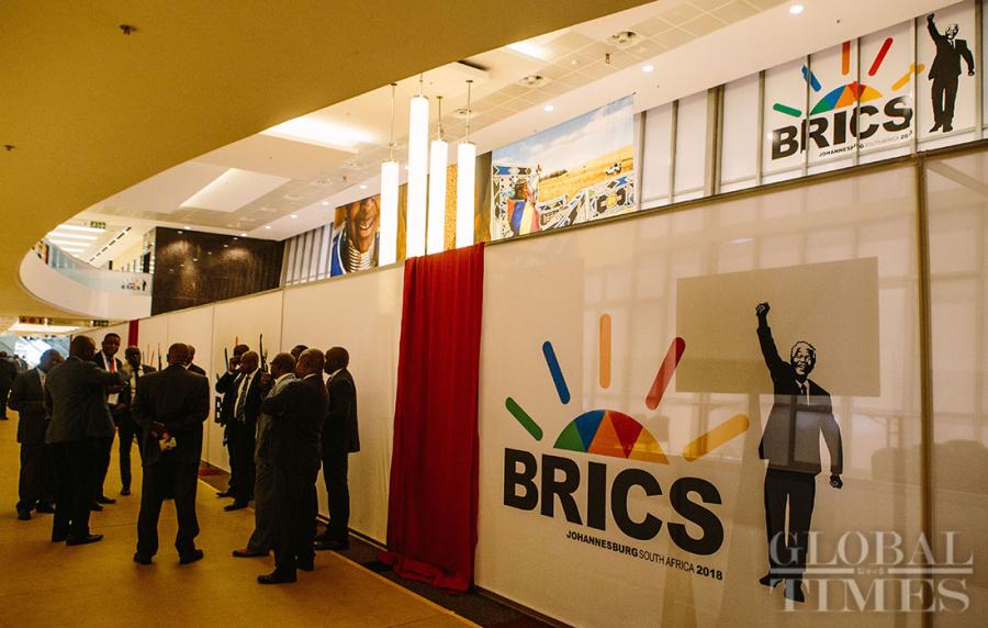 The venue for the upcoming 10th BRICS summit in Johannesburg, which is to be held from July 25 to July 27, is being heavily guarded as workers make final preparations in advance of the arrival of leaders from Brazil, Russia, India, China and South Africa. (Photos: Li Hao/GT)