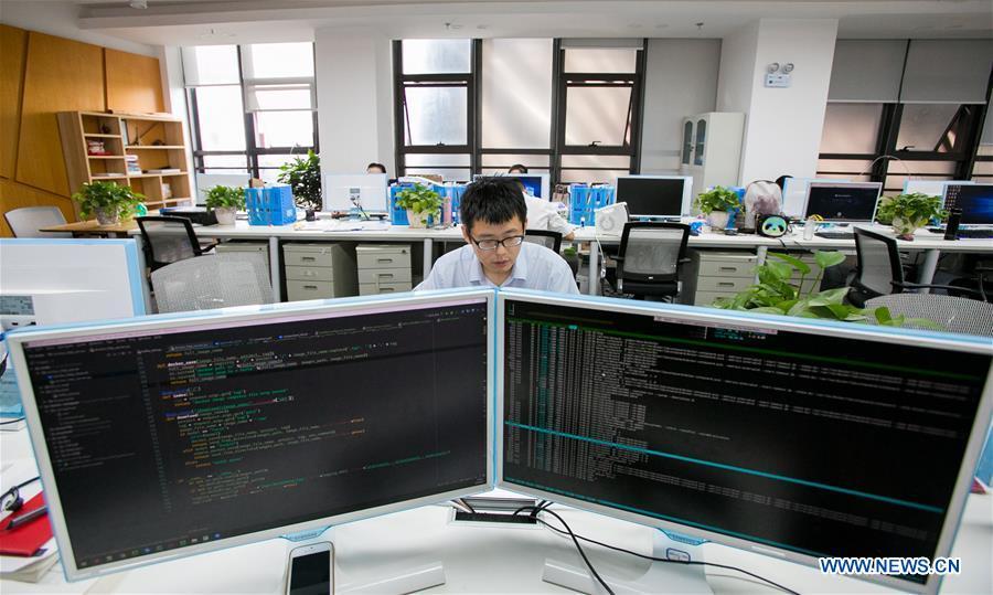 <?php echo strip_tags(addslashes(A staff member of BBD (Business Big Data) processes data in Guiyang, capital of southwest China's Guizhou Province, Aug. 2, 2018. BBD is a provider of big data solutions. Guizhou has become a pioneer in China's big data development. Big data is being widely applied in government management, business and daily life, contributing over 20 percent to the economic growth of Guizhou Province. The number of big data-related companies in Guizhou Province has grown from less than 1,000 in 2013 to more than 8,500 in 2018.(Xinhua/Li Jing))) ?>
