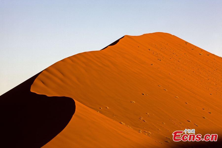 <?php echo strip_tags(addslashes(Dune 45 is a star dune in the Namib Desert in Namibia. (Photo provided to China News Service))) ?>