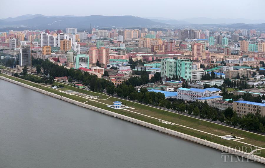 Photos show the urban landscape of Pyongyang. (Photo: Cui Meng/GT)
