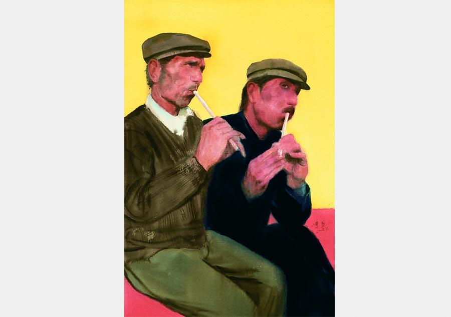 Painting by Chen Jian (Photo provided to China Daily)