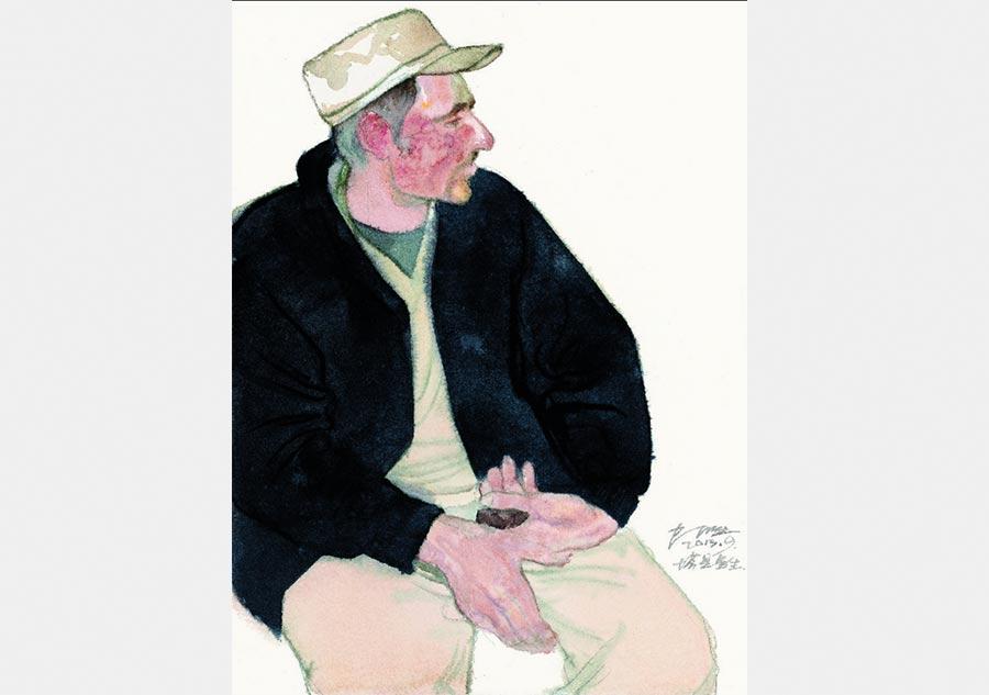 Painting by Chen Jian (Photo provided to China Daily)