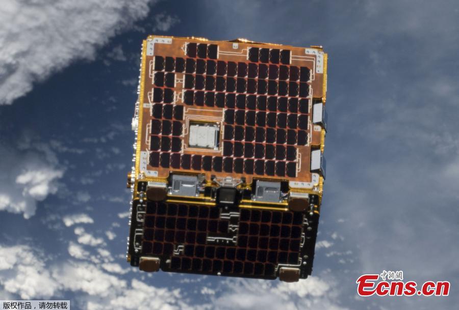 On June 20, 2018, the International Space Station deployed the NanoRacks-Remove Debris satellite into space from outside the Japanese Kibo laboratory module. This technology demonstration was designed to explore using a 3D camera to map the location and speed of orbital debris or \