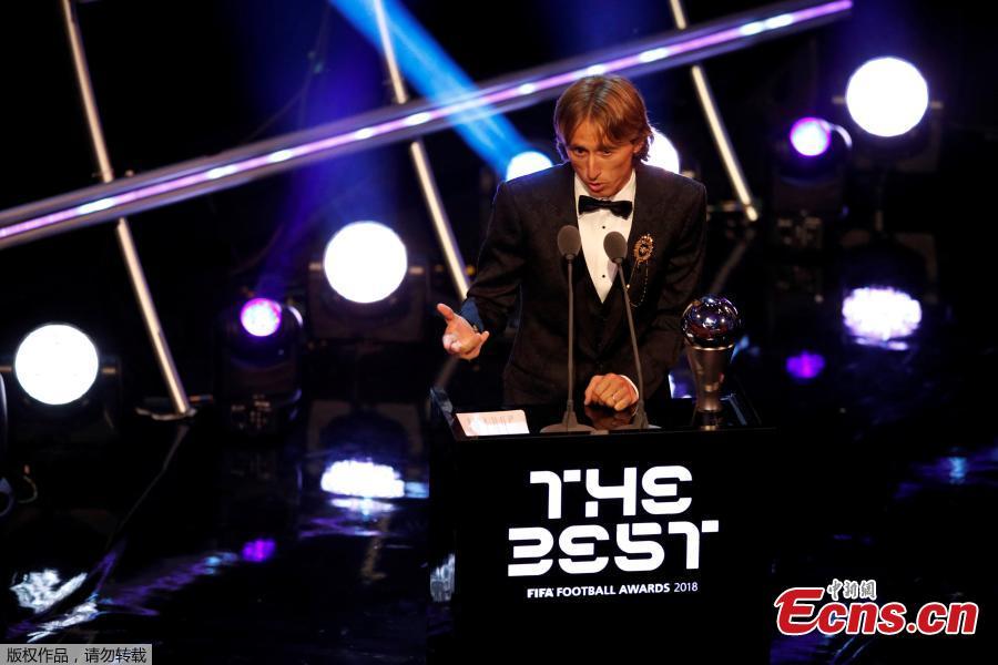 <?php echo strip_tags(addslashes(Real Madrid and Croatia midfielder Luka Modric after winning the trophy for the Best Fifa Men’s Player of 2018 award in London. (Photo/Agencies))) ?>