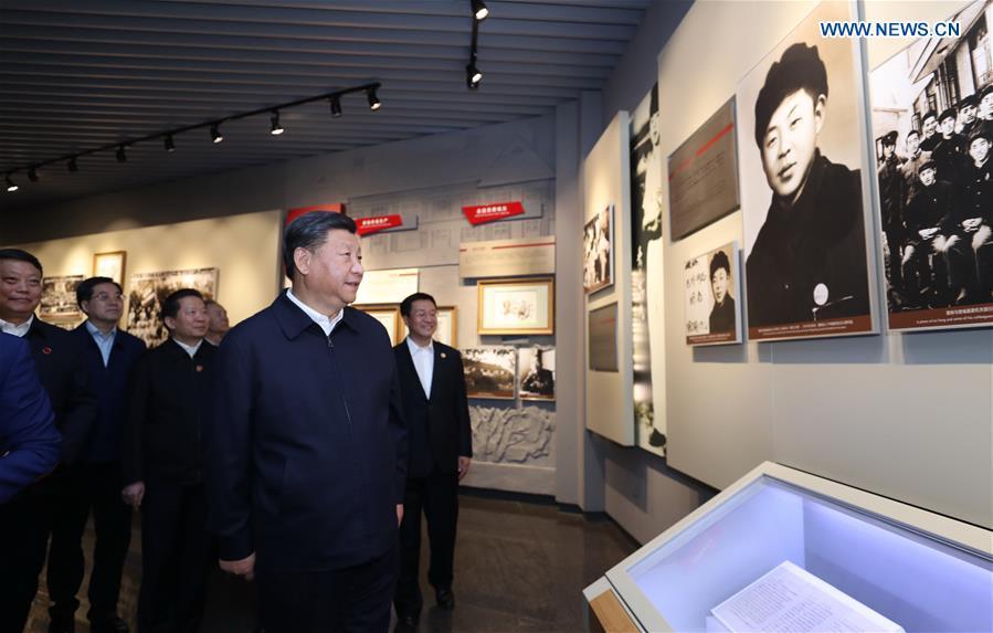<?php echo strip_tags(addslashes(Chinese President Xi Jinping, also general secretary of the Communist Party of China (CPC) Central Committee and chairman of the Central Military Commission, visits Lei Feng Memorial Hall in Fushun, northeast China's Liaoning Province, Sept. 28, 2018. (Xinhua/Ju Peng))) ?>