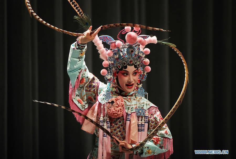 <?php echo strip_tags(addslashes(A trouper from China's Shanghai Kunqu Opera Troupe performs Kunqu Opera 