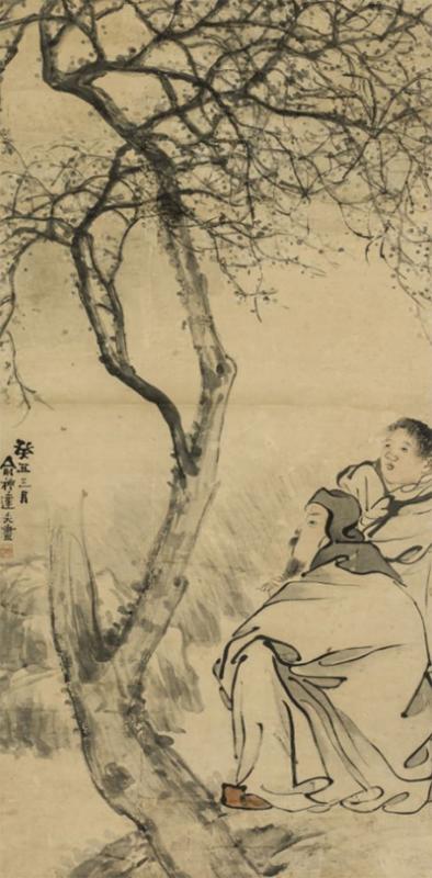 Plums by Yu Li  (Photo provided to China Daily)