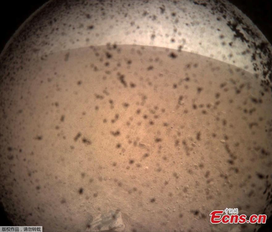 <?php echo strip_tags(addslashes(NASA's InSight Mars lander acquired this image of the area in front of the lander using its lander-mounted, Instrument Context Camera (ICC) with the ICC image field of view of 124 x 124 degrees, on Mars, November 26, 2018.  (Photo/Agencies))) ?>