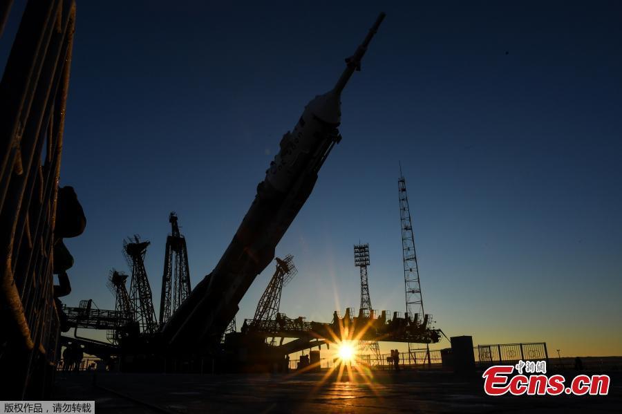 <?php echo strip_tags(addslashes(A Soyuz MS-11 spacecraft is mounted on the launch pad at the Russian-leased Baikonur cosmodrome in Kazakhstan on December 1, 2018. The launch of the Soyuz MS-11 spacecraft with members of the International Space Station (ISS) expedition 58/59, Russian cosmonaut Oleg Kononenko, NASA astronaut Anne McClain and David Saint-Jacques of the Canadian Space Agency is scheduled on December 3, 2018 from the Russian-leased Kazakh Baikonur cosmodrome. (Photo/Agencies))) ?>