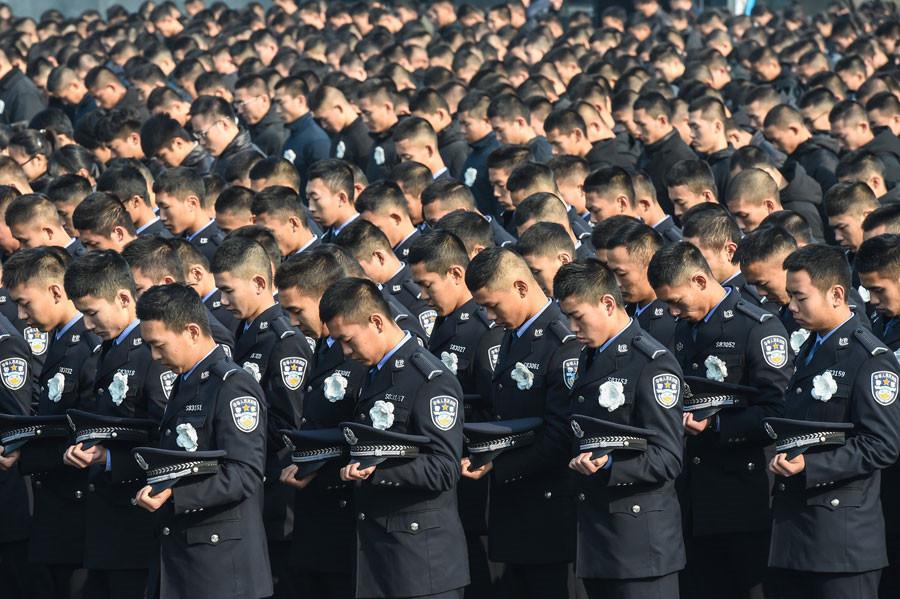 The State ceremony for the National Memorial Day for Nanjing Massacre Victims is held at the memorial hall for the massacre victims in Nanjing, Jiangsu province, Dec 13, 2018. [Photo/Xinhua]