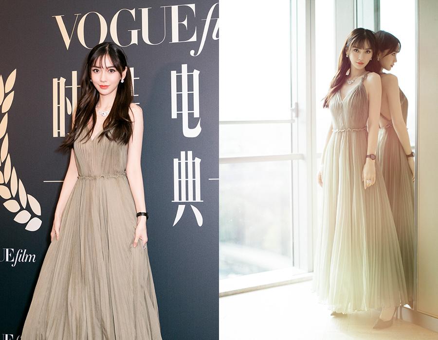 Actress Yang Ying on the red carpet for the 2018 Vogue Film ceremony in Shanghai, China, June 15, 2018. [Photo provided to chinadaily.com.cn]
