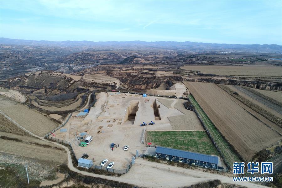 A view of the excavations in the Liujaiwa ruins in Chengcheng County, Shaanxi Province. A research team from the Shaanxi Provincial Institute of Archaeology announced excavations that had taken place over two years showed the Liujiawa ruins belonged to the remains of a city wall and cemetery from the late Rui state, a Chinese vassal state during the Western Zhou dynasty (1046-771 BC). (Photo provided by Shaanxi Provincial Institute of Archaeology)
