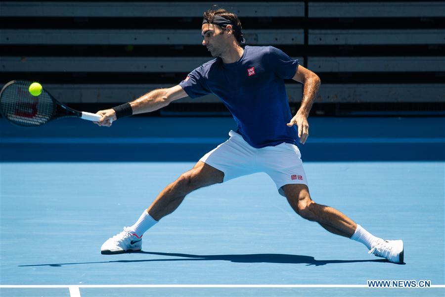 Roger attends session of 2019 Australian Open