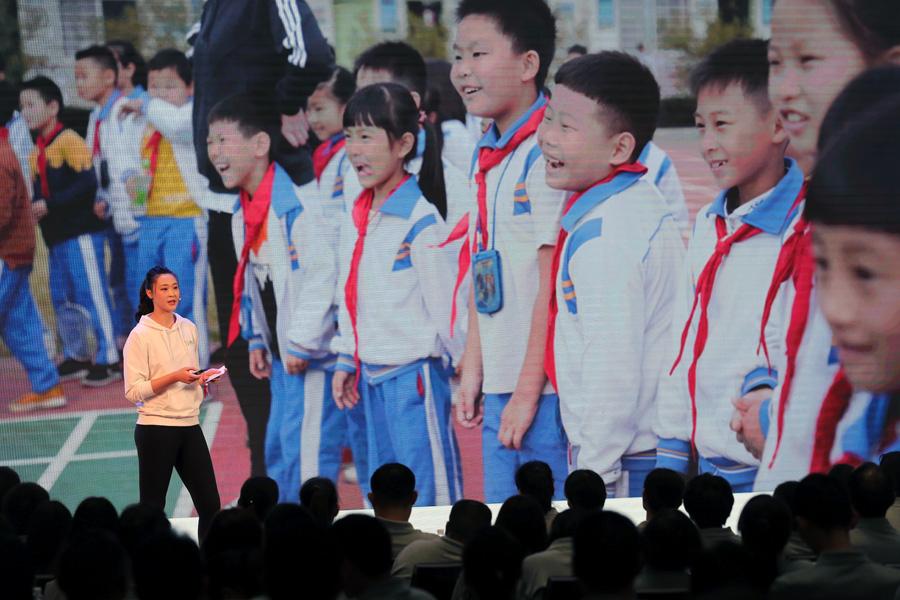 Olympic champion Hui Ruoqi shares her thoughts on the topic, \