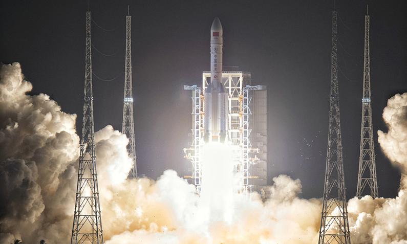 <?php echo strip_tags(addslashes(A Long March 7 carrier rocket lifts off from the Wenchang Satellite Launch Center in south China's Hainan Province, Jun. 25, 2016. (Photo provided by China Aerospace Science and Technology Corporation))) ?>