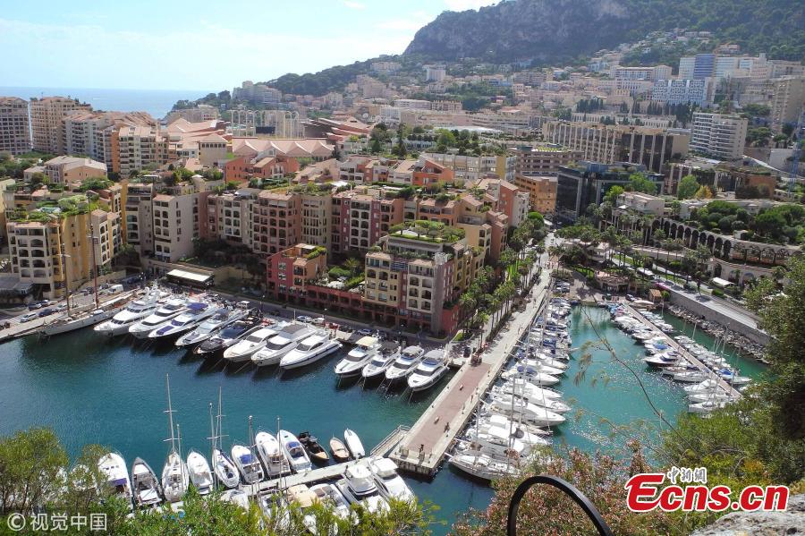 Photo taken on July 1, 2014 shows a typical landscape in Monaco. (Photo/VCG)