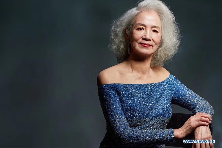 The glamour shot of Bai Jinqin provided by herself is released on March 28, 2019. Bai Jinqin, a 74-year-old bodybuilding adept, has kept exercising for 14 years. After finishing her housework, Bai likes to spend one hour every day at the gym to build her body. The hobby has rewarded her with good physique and energy. (Xinhua)