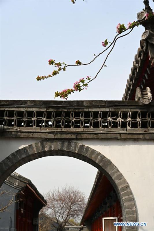 <?php echo strip_tags(addslashes(Photo taken on March 28, 2019 shows blooming flowers in the Palace Museum in Beijing, capital of China. (Xinhua/Jin Liangkuai))) ?>