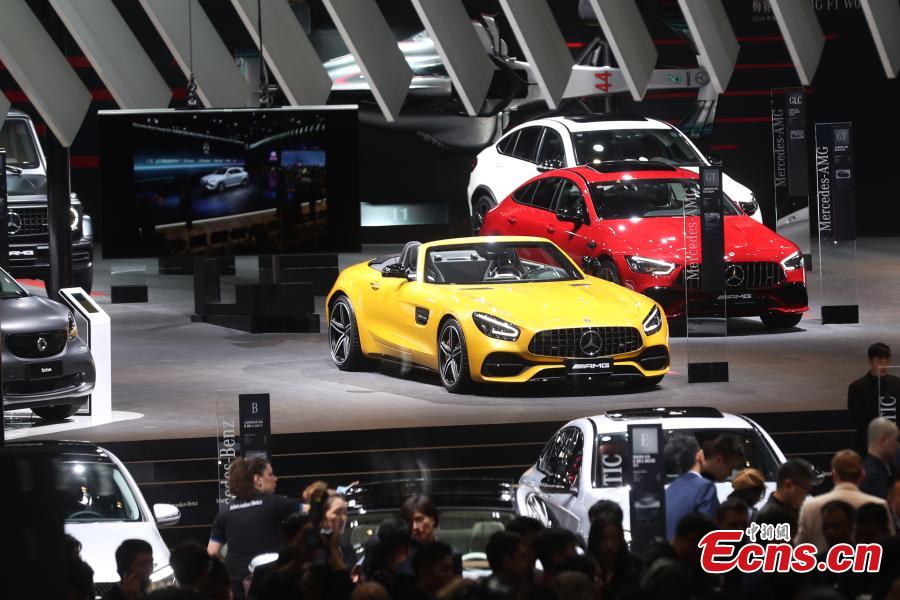 The 2019 Shanghai auto show is underway in Shanghai, April 16, 2019.  The 18th Shanghai International Automobile Industry Exhibition is open to the media on Tuesday and Wednesday, before opening its doors to the public from Thursday until April 25. The exhibition has attracted more than 1,000 exhibitors from 20 countries and regions worldwide, according to organizers. (Photo: China News Service/Zhang Hengwei)