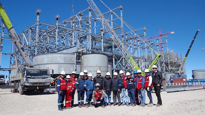 A photo of the Uyuni potash plant under construction in Uyuni, Bolivia on April 20, 2017. (Photo/sinomach.com.cn)

Uyuni 350KTPA Potash Plant, Bolivia

The Uyuni 350KTPA Potash Plant in Bolivia, constructed by China CAMC Engineering, started operations on Oct 7, 2018. It is the third-largest potash plant in South America, and the completion of this plant marks the first time in the history of the Bolivian people to own their own potash plant.

In May 2015, the project bid was successfully won by China CAMC Engineering for a total of 1.2 billion Boliviano ($170 million).