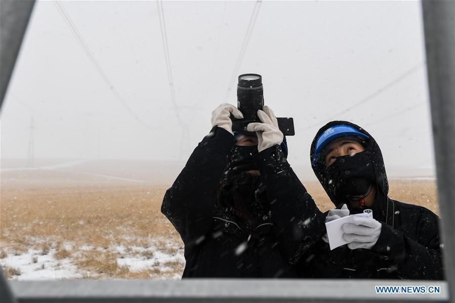 <?php echo strip_tags(addslashes(Wang Jiayu (L) and Wang Tongxing check the situation on an ultra-high voltage electricity pylon in the suburb of Xilinhot, north China's Inner Mongolia Autonomous Region, Oct. 27, 2018. Ten female technicians born in the 1990s from the Operation and Inspection Center of Power Transmission in Xilinhot have been working in the field of ultra-high voltage power lines after graduation. A nation will prosper only when its young people thrive; a country will be full of hope and have a great tomorrow only when its younger generations have ideals, ability, and a strong sense of responsibility. Young people always play a vanguard role in realizing national rejuvenation, which is the mission of the Chinese youth in the new era. In China many young people realize the value of life through hard work. They are writing a brilliant chapter worthy of our times in their efforts to take advantage of their youthful vigor, explore life and contribute to society. (Xinhua/Liu Lei))) ?>