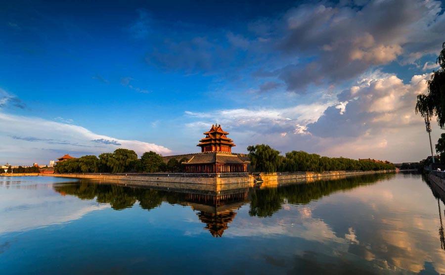 A turret of the Palace Museum, Beijing. (Photo provided to chinadaily.com.cn)