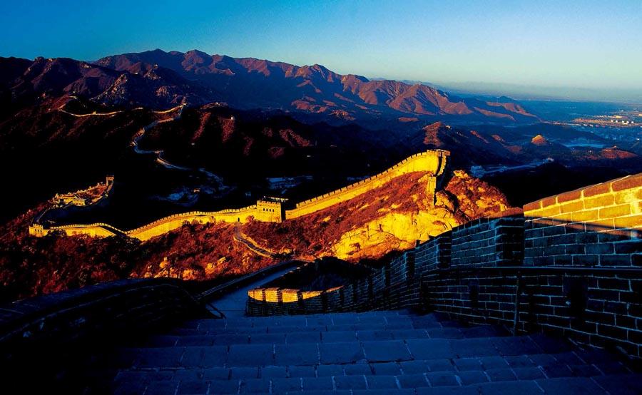 The Great Wall at Badaling, Beijing. (Photo provided to chinadaily.com.cn)