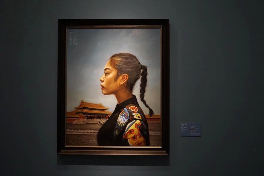 A Beauty in the Forbidden City, by Ahmed Moqeem, Kuwait, on display May 10, 2019. (Photo/chinadaily.com.cn)