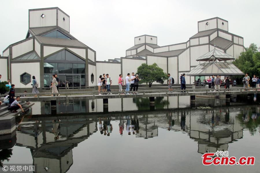 The Suzhou Museum in Suzhou, Jiangsu Province, also designed by Chinese-born U.S. Architect I.M. Pei. World-renowned architect Ieoh Ming Pei, commonly known as I.M. Pei, has died at age 102. Pei was born in Guangzhou, China, and raised in Hong Kong and Shanghai, before moving to the United States in 1935. He won a wide variety of prizes and awards in the field of architecture. (Photo/VCG)