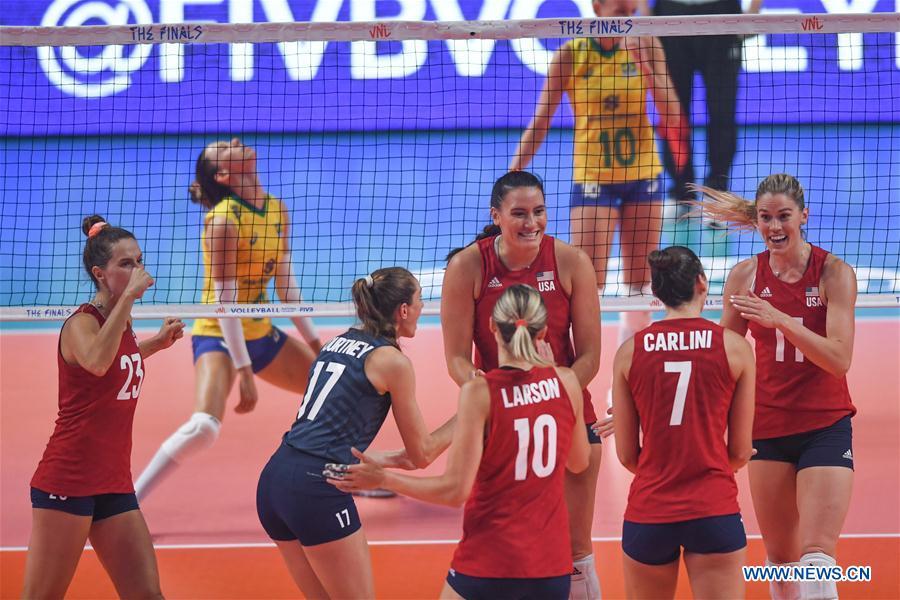 U.S. wins 2019 FIVB Volleyball Nations League Finals Women