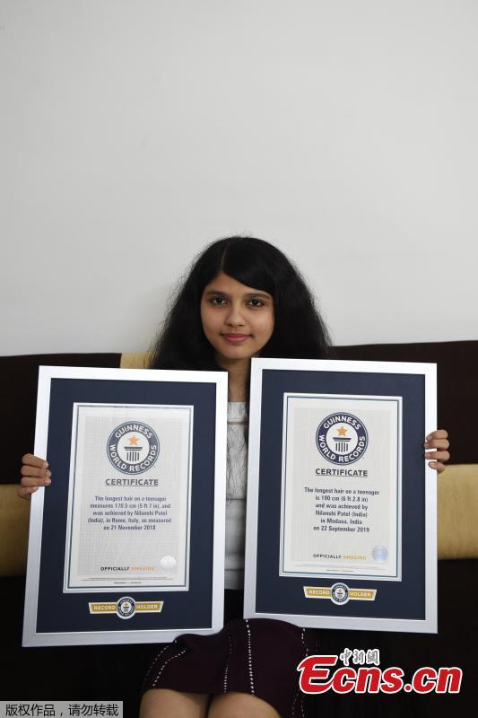 The longest hair: Indian girl sets new Guinness record