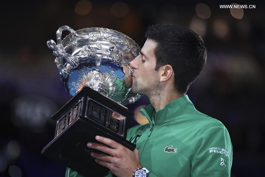 radar Rubin slack Novak Djokovic wins 2020 Australian Open