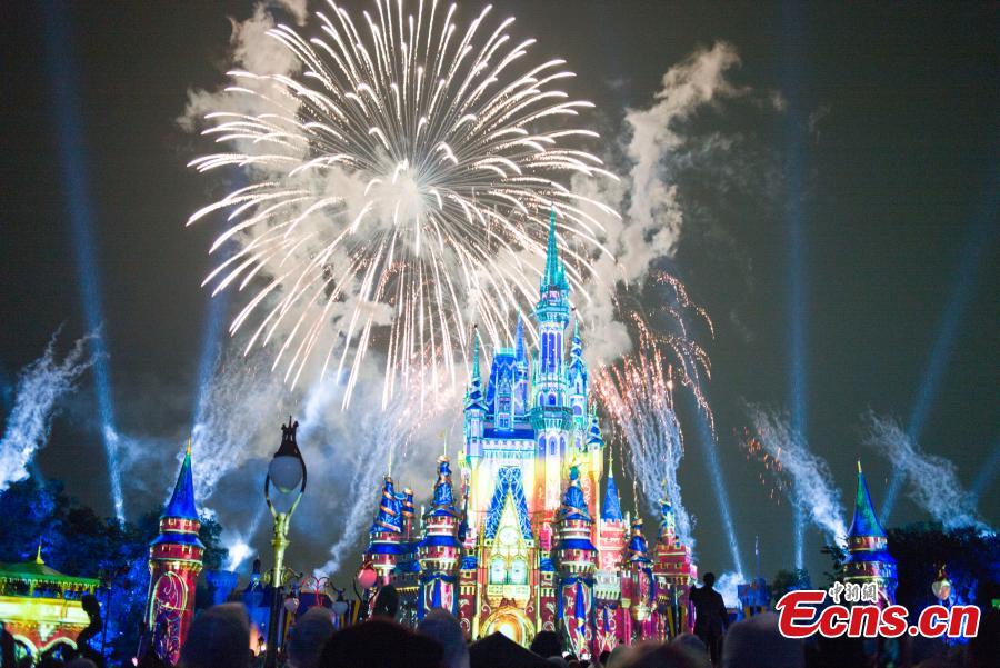 Firework show back to Walt Disney World Resort in Orlando