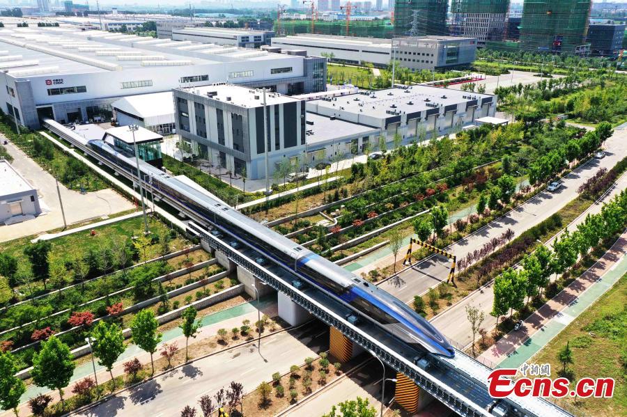 World's first 600km/h high-speed maglev train rolls off assembly line