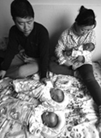 The natural rate of having twins is between 0.8 to 1%. However, this number has already reached 1.8% this year nationwide.