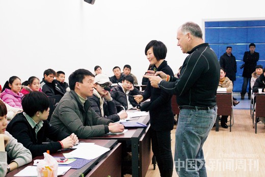 Patrick is delivering his lectures to athletes in China's Hubei Province.