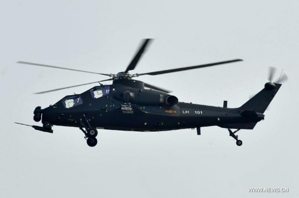 WZ-10 attack helicopter(Xinhua File Photo)