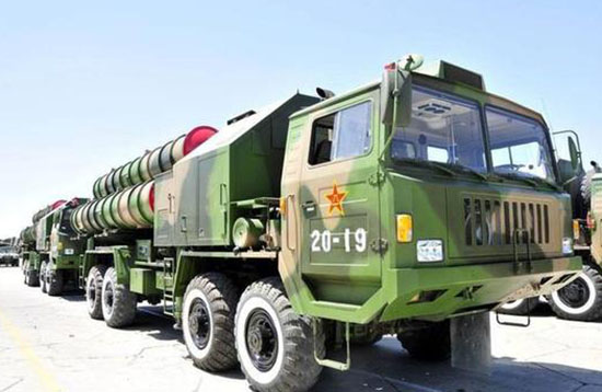 HQ-9 ground-to-air missile. (File photo)