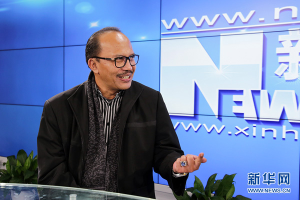 Secretary of Ministry of Tourism Ukus Kuswara gives interview to Xinhuanet on Oct. 21, 2016. He talked about the development of tourism in Indonesia and prospect of cooperation in tourism between China and Indonesia. (Xinhuanet/Chen Yante) 