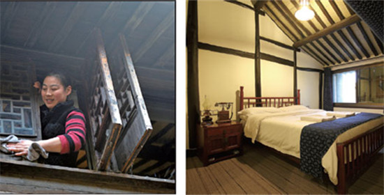 Local home inns, most of which are renovated houses, are common in Wuzhen. (Photo provided To China Daily)