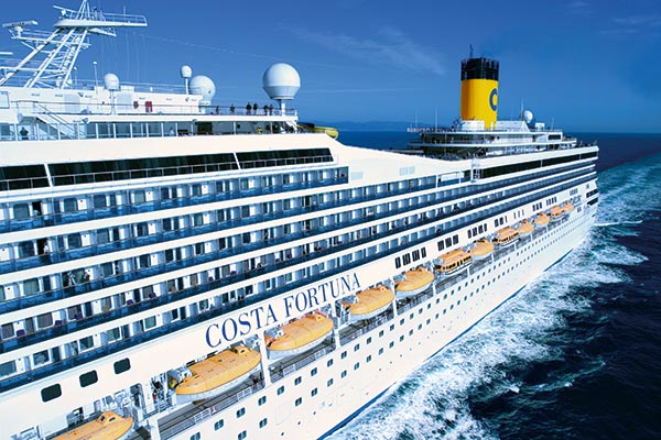Italian cruise line Costa Cruises. (Photo provided to China Daily)
