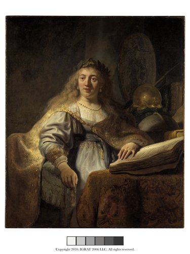 Minerva in Her Study by Rembrandt van Rijn (Photo/Courtesy of The Leiden Collection)