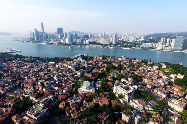 Gulangyu, an island off the coast of Xiamen, Fujian province. (Photo/Xinhua)