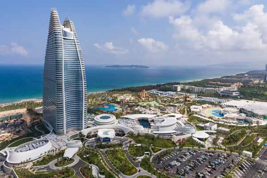 A view of the Atlantis Sanya resort. [Photo provided to chinadaily.com.cn]