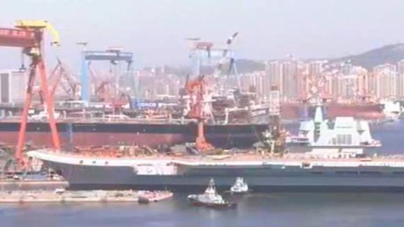 New aircraft carrier a big step in China's plan to become maritime power