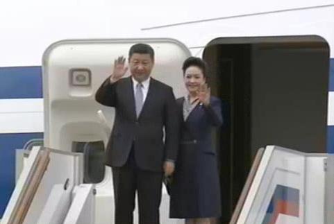 President Xi arrives in Moscow for state visit