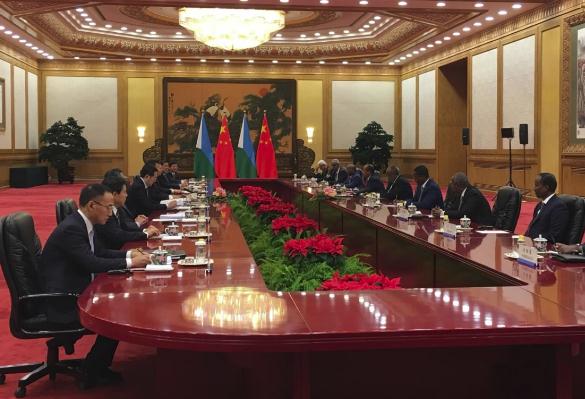 Presidents of China, Djibouti meet in Beijing