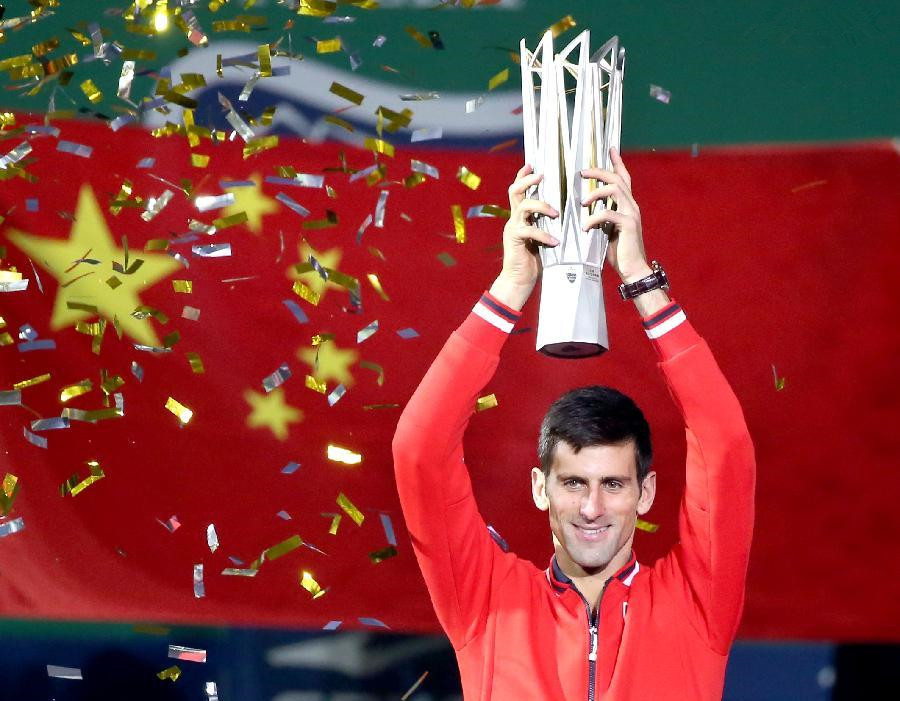 Djokovic claims title of men's singles at Shanghai Masters