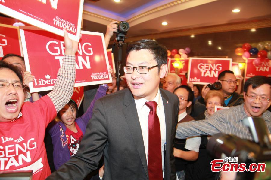 Chinese-Canadian elected as parliamentarian for first time 