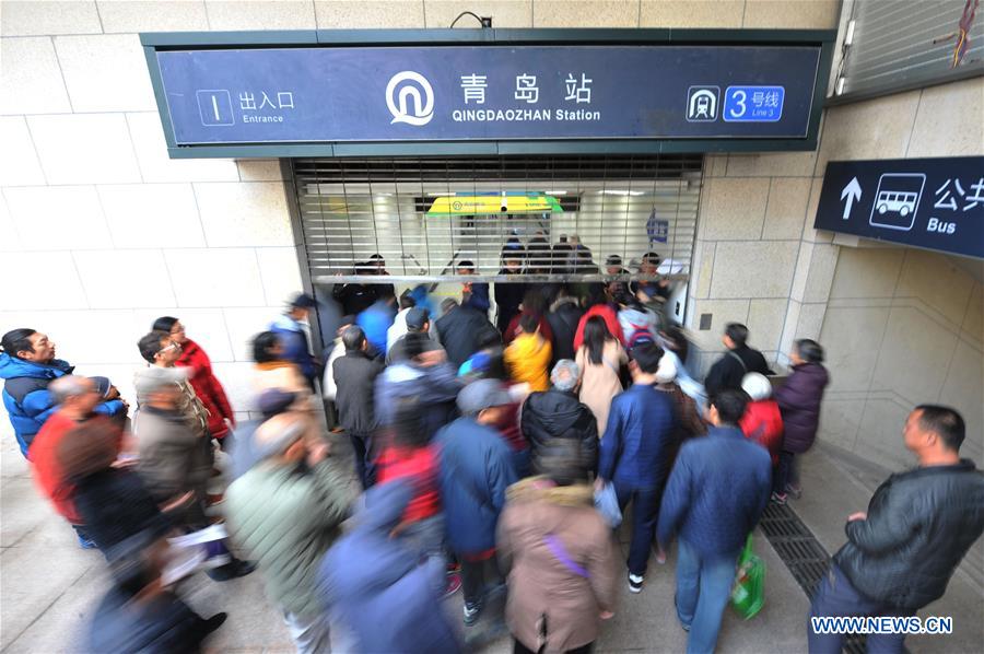 First subway line in Shandong Province officially opened 